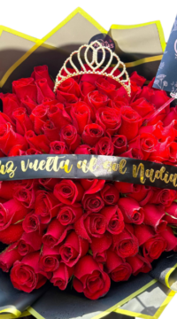 🌹 Ramo Buchón de 100 Rosas Rojas Freedom