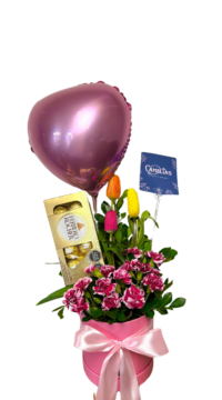 🌷 Box de 3 Tulipanes "PANAMA"