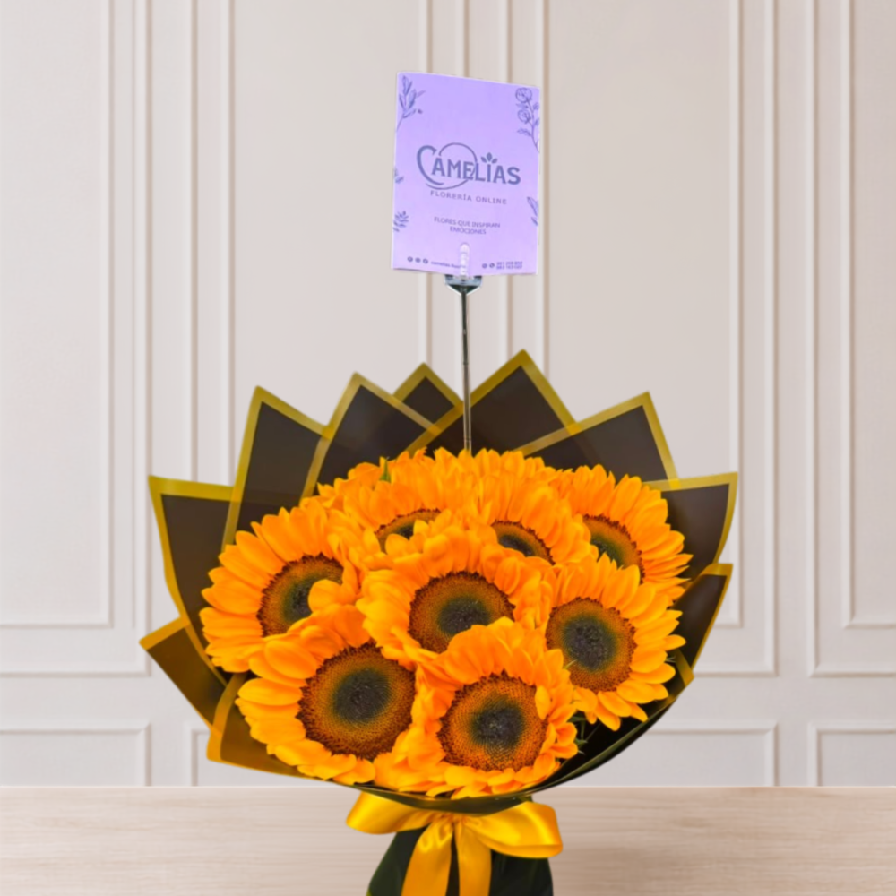 Ramo de 10 girasoles "Belice"