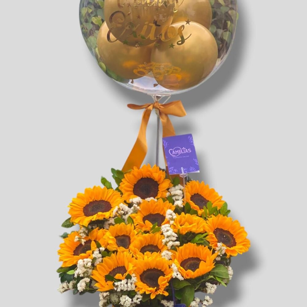 Box de girasoles "Silvana"