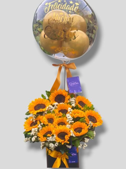 Box de girasoles "Silvana"