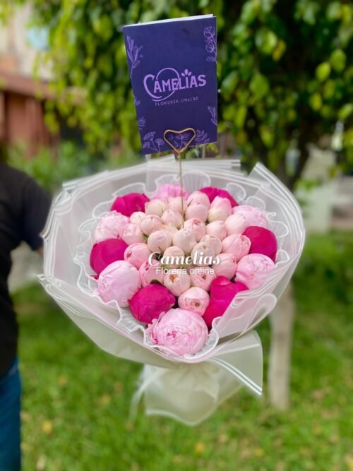 Ramo Peonías y Rosas Inglesas