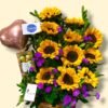 Canasta de girasoles “Aria”