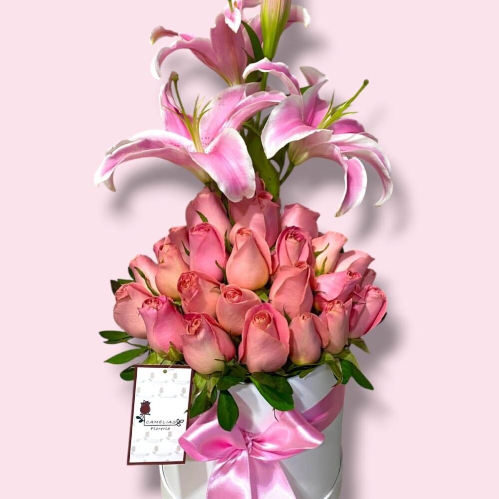 Box de rosas "Flavia"
