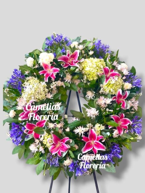 Corona Fúnebre con parante "Picarón II"
