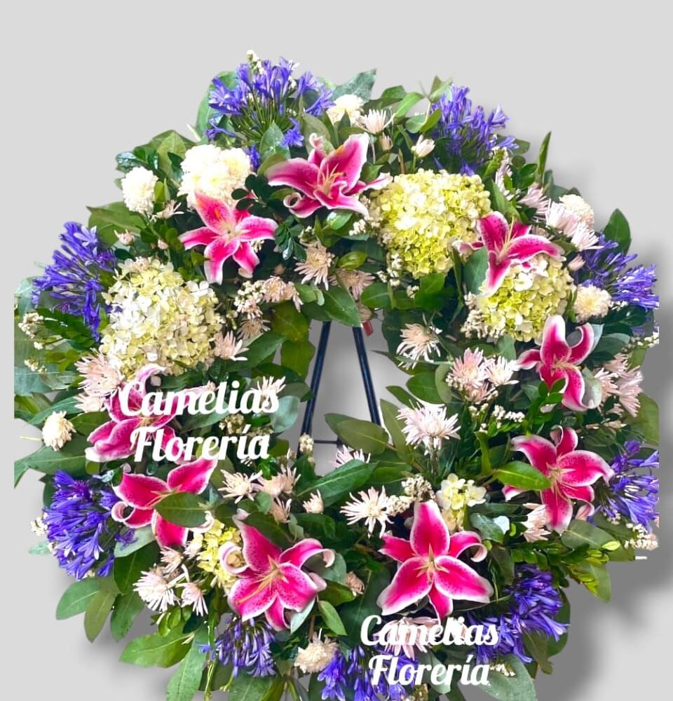 Corona Fúnebre con parante "Picarón II"