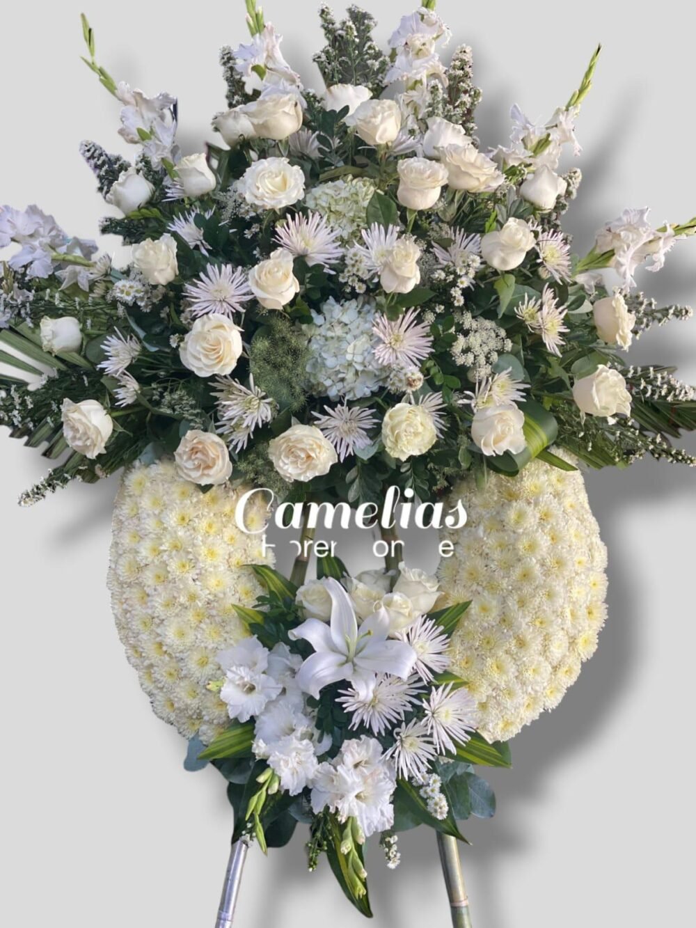 Corona Fúnebre con parante "Dos tiempos II"