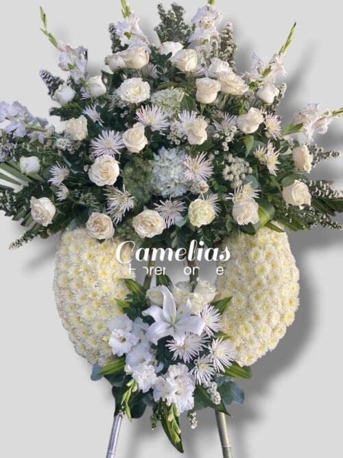 Corona Fúnebre con parante "Dos tiempos II"