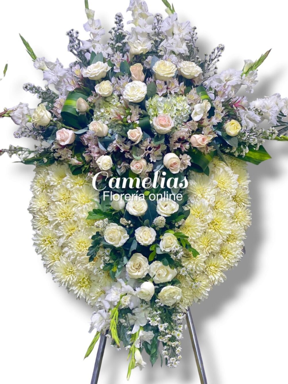 Corona Fúnebre con parante "Dos tiempos III"