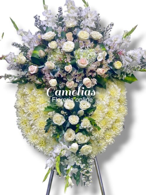 Corona Fúnebre con parante "Dos tiempos III"