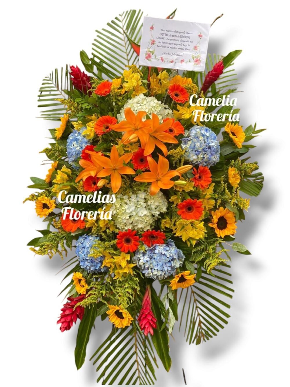 Trípode floral primaveral