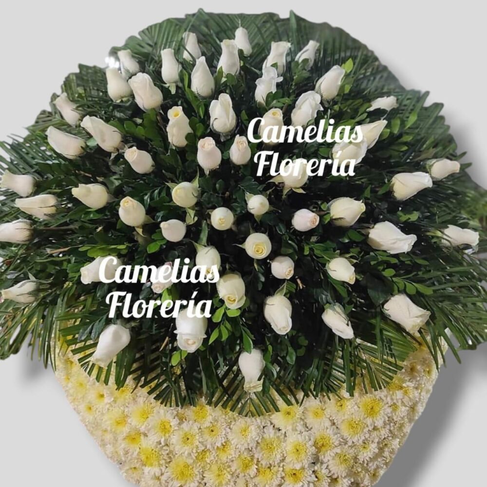 Corona Fúnebre con parante "Premium"