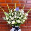Box Fúnebre con Rosas Blancas