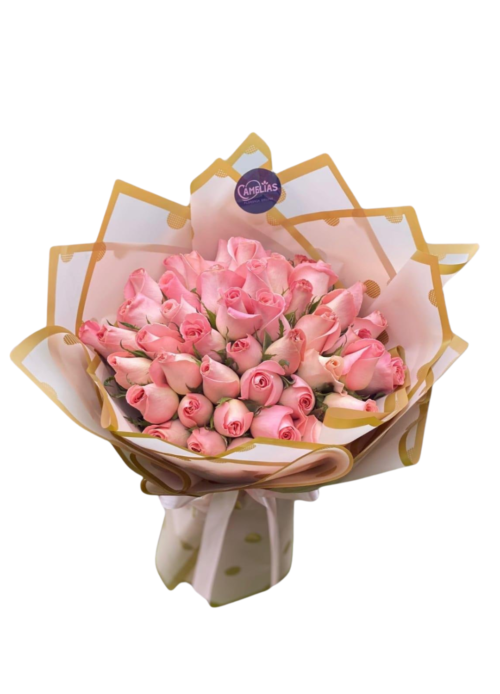 💗Ramo buchón de 50 rosas