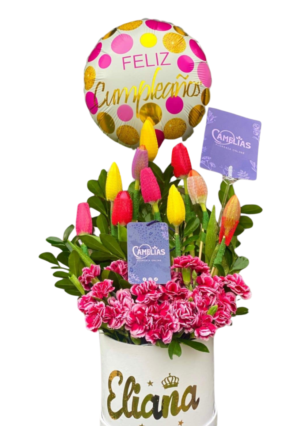 💛Box de tulipanes "Primaveral"