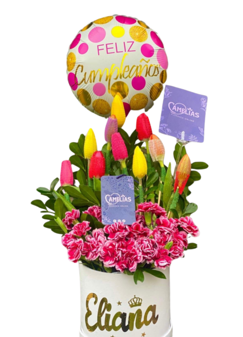 💛Box de tulipanes "Primaveral"