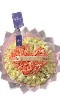 ❤️ Ramo "I Love You" de 100 Rosas