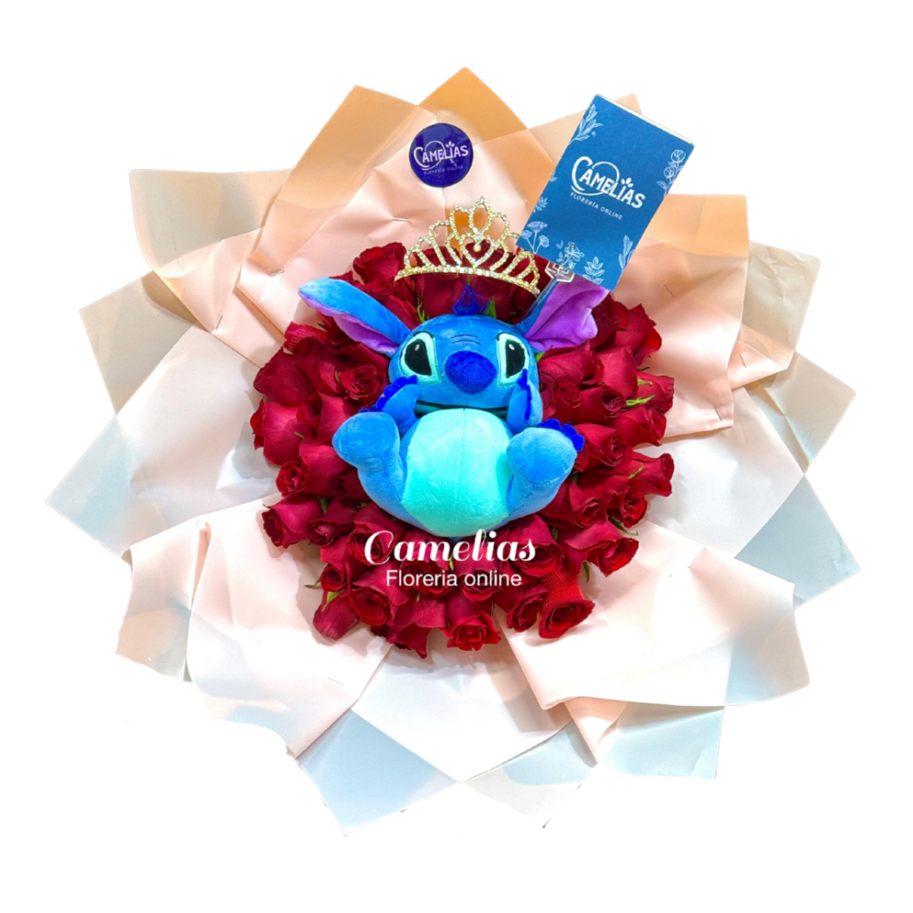 🌹 Ramo buchón de 48 Rosas Freedom "Dakar"