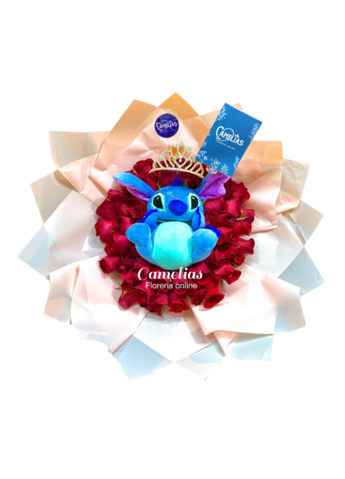 🌹 Ramo buchón de 48 Rosas Freedom "Dakar"