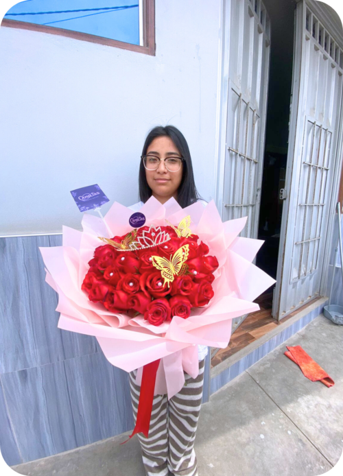🌹 Ramo buchón de 48 Rosas Freedom "Salvador" - Imagen 2