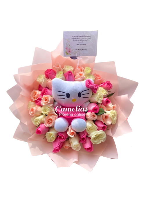 🌹 Ramo buchón de 50 Rosas "Yuba"