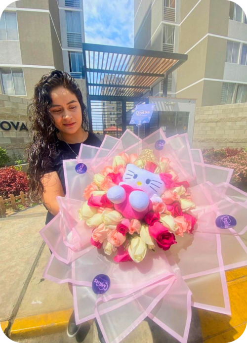 🌹 Ramo buchón de 50 Rosas "Yuba" - Imagen 2