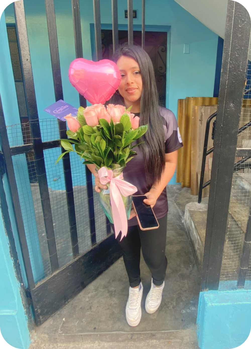 🌹 Florero de 15 Rosas Hermosas "Montevideo" - Imagen 2