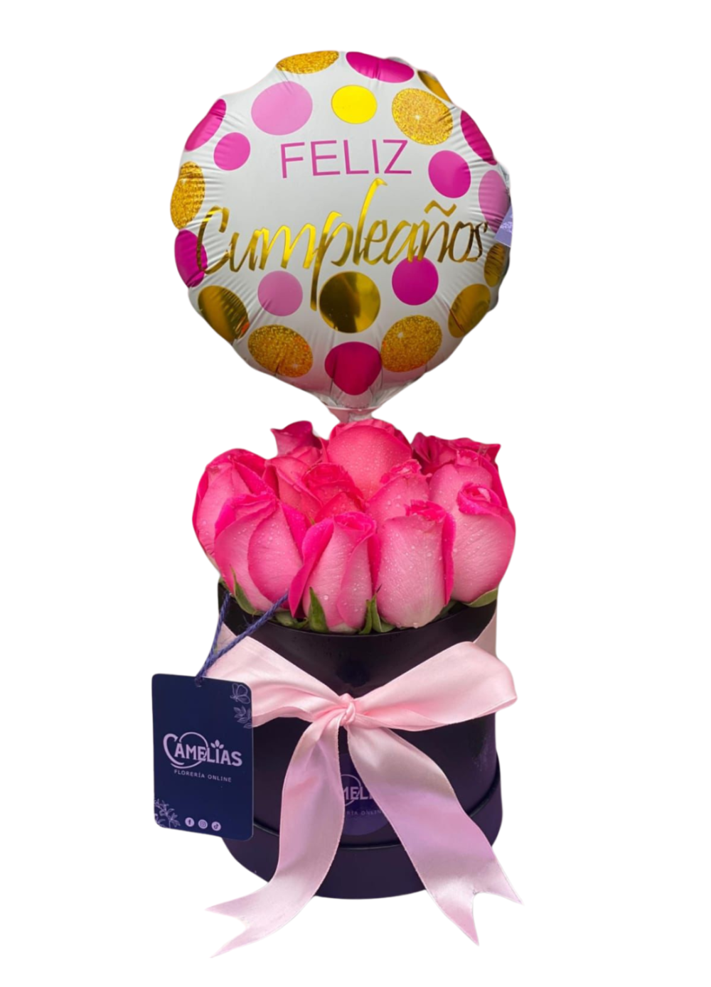 Box de 12 rosas "Bahamas"