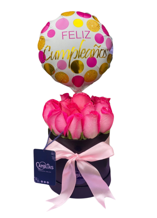 Box de 12 rosas "Bahamas"