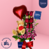 🌹 Box de 6 Rosas Rojas "VILNIUS"