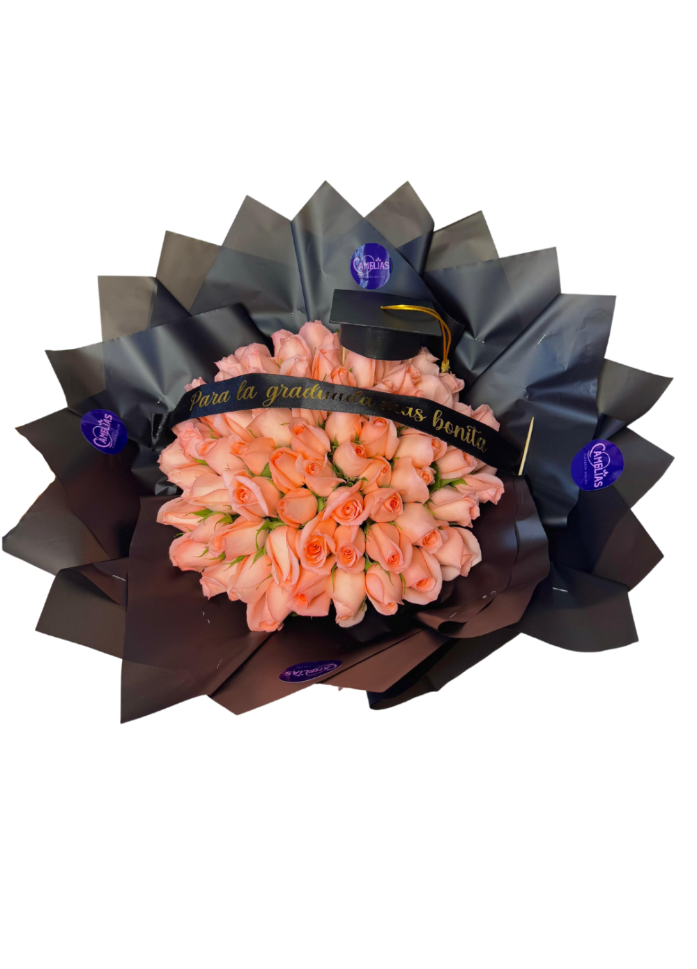 🌹 Ramo buchón de 50 rosas "Seúl"