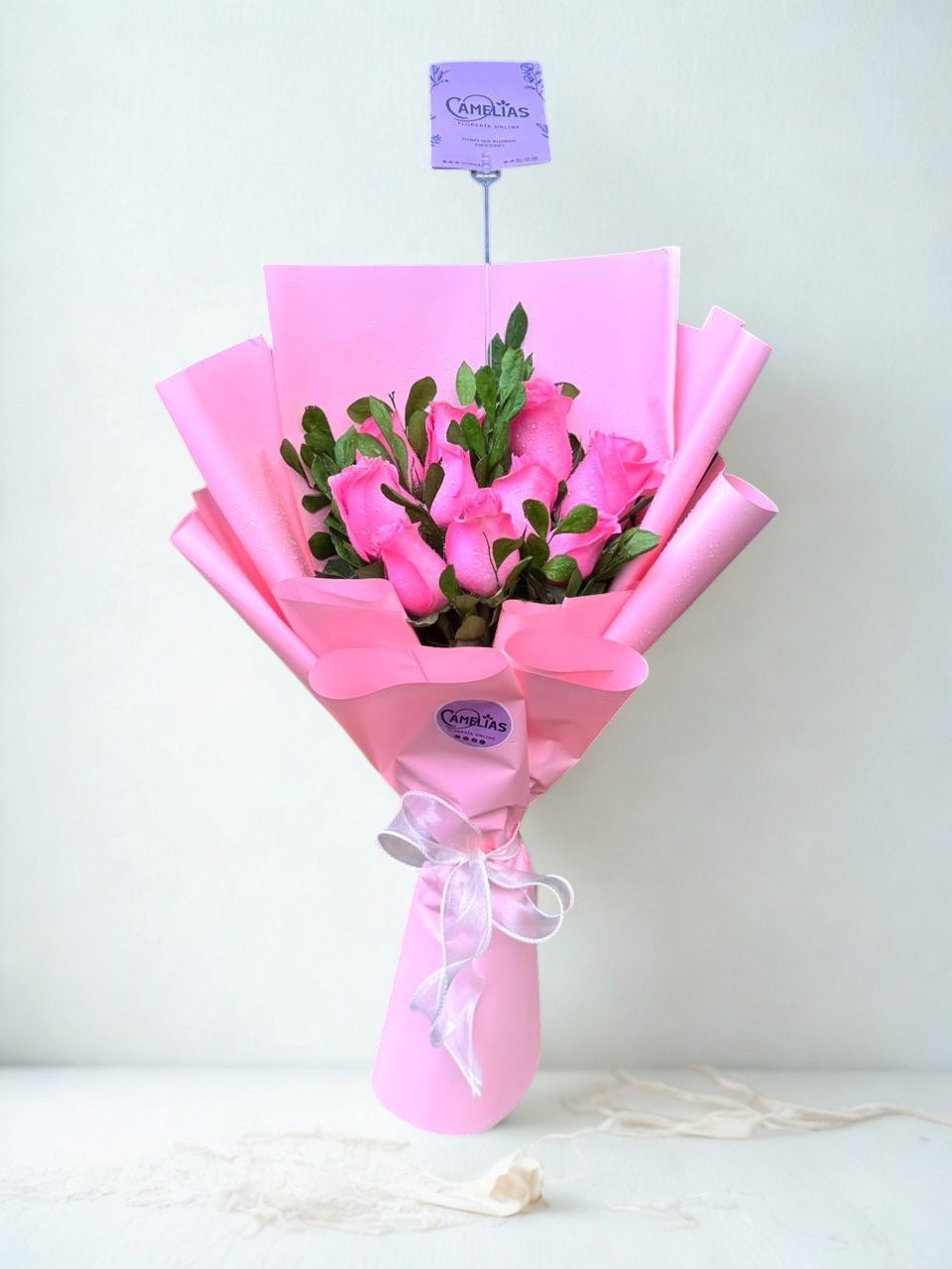 🌹 Ramo de 10 Rosas Rosado Fusión "CANADA"