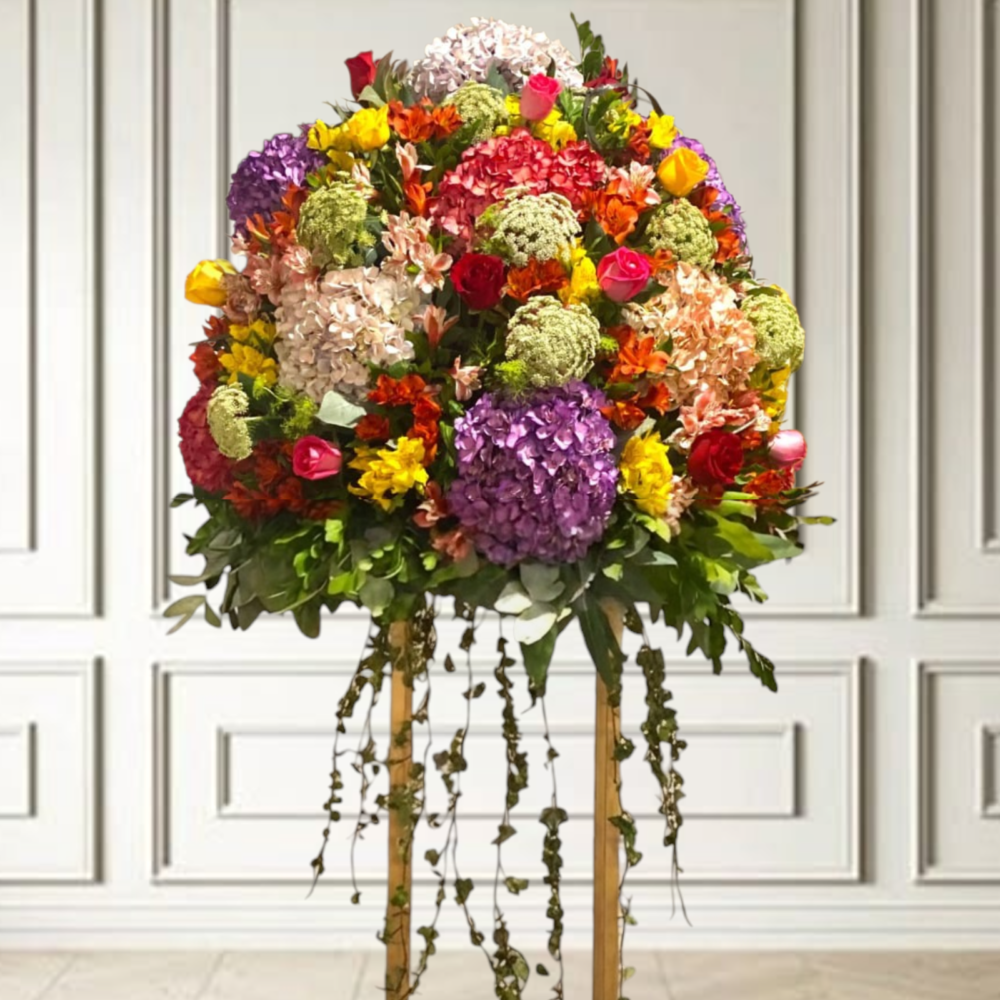 Pedestal Floral"Eslovaquia"