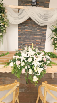 Arreglo de flores para mesa "Lituania"