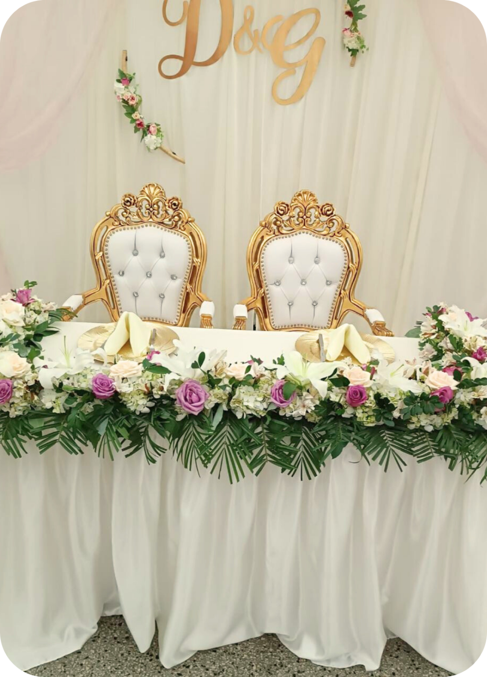 Arreglo de flores para mesa "Mónaco"