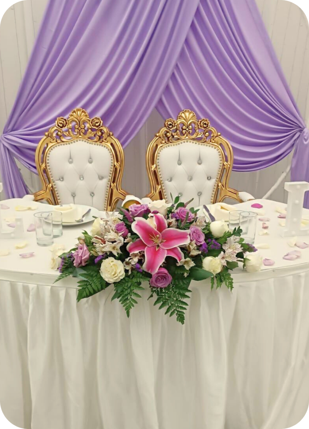 Arreglo de flores para mesa "Noruega"
