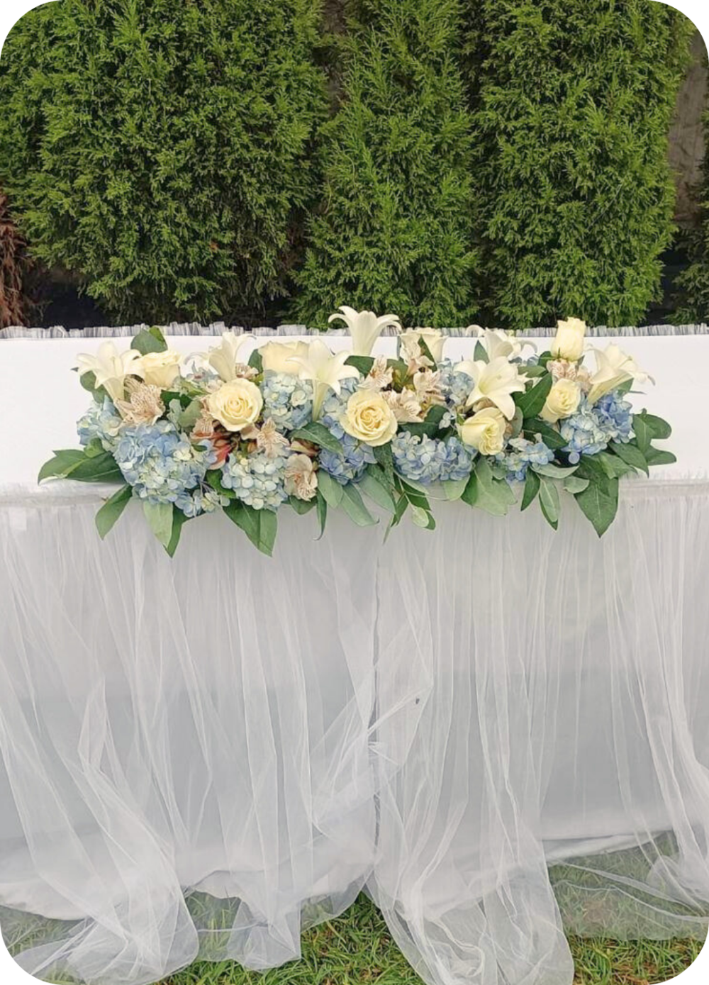 Arreglo de flores para mesa "Polonia"