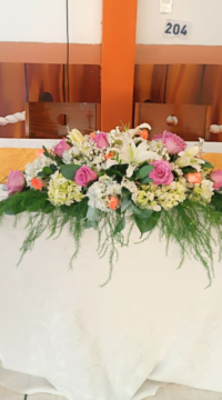 Arreglo de flores para mesa "Portugal"