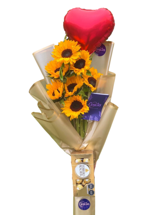 🌻 Ramo de 7 Girasoles "Margarita"