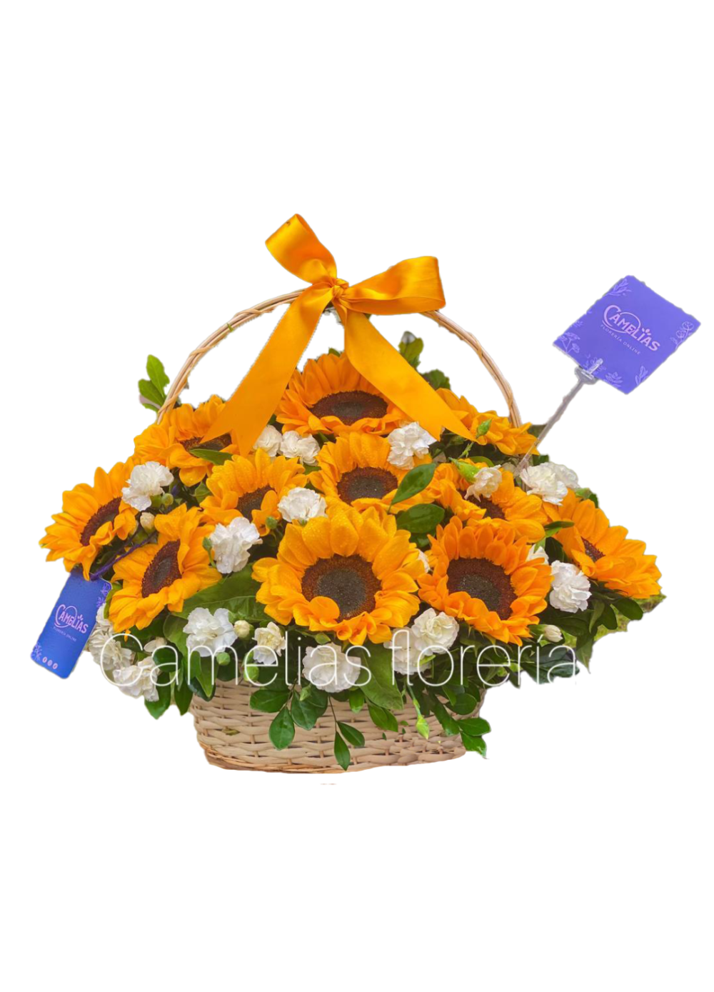 🌻 Canasta de 12 Girasoles "Clau"