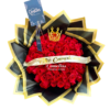 🌹 Ramo buchón de 100 rosas rojas "Brunei"