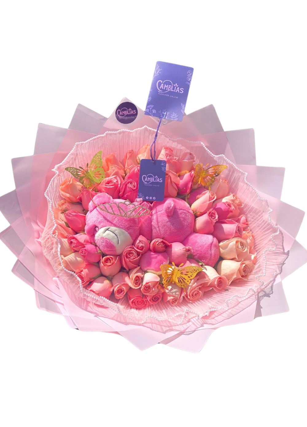 🌹 Ramo buchón de 70 rosas "Argel"
