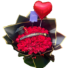 🌹 Ramo buchón de 40 rosas rojas "Bakú"