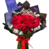 🌹 Ramo buchón de 40 rosas rojas "Brasilia"