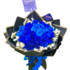Ramo buchón de 40 rosas azules