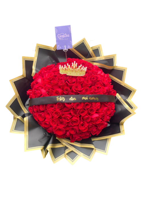 🌹 Ramo buchón de 150 rosas rojas "Madrid"