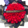 🌹Ramo buchón de 100 rosas "Canary"