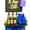 Caja Premium de rosas azules