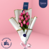 🌹 Ramo de 12 Rosas Rosado Fusion