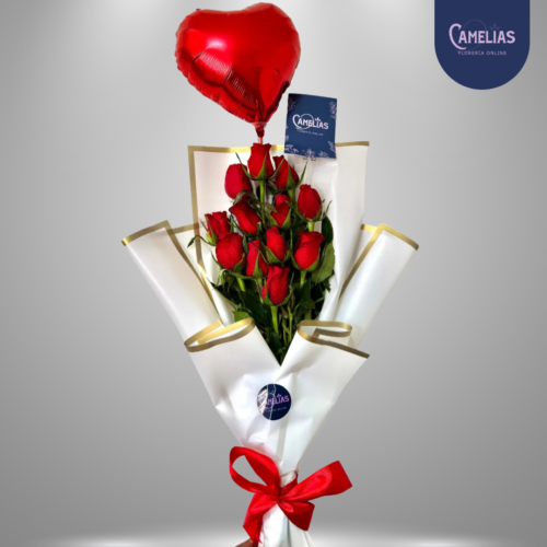 🌹 Ramo de 12 Rosas Rojas Freedom